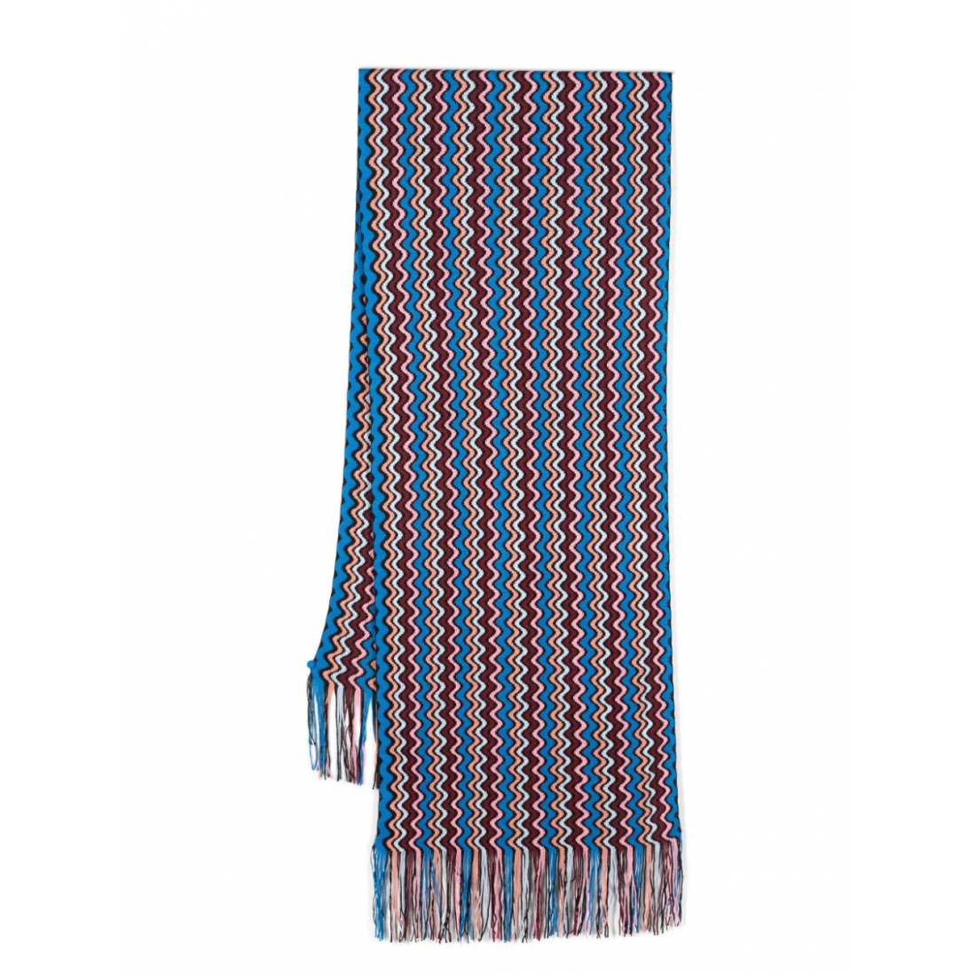 Women's 'Wave-Pattern' Wool Scarf