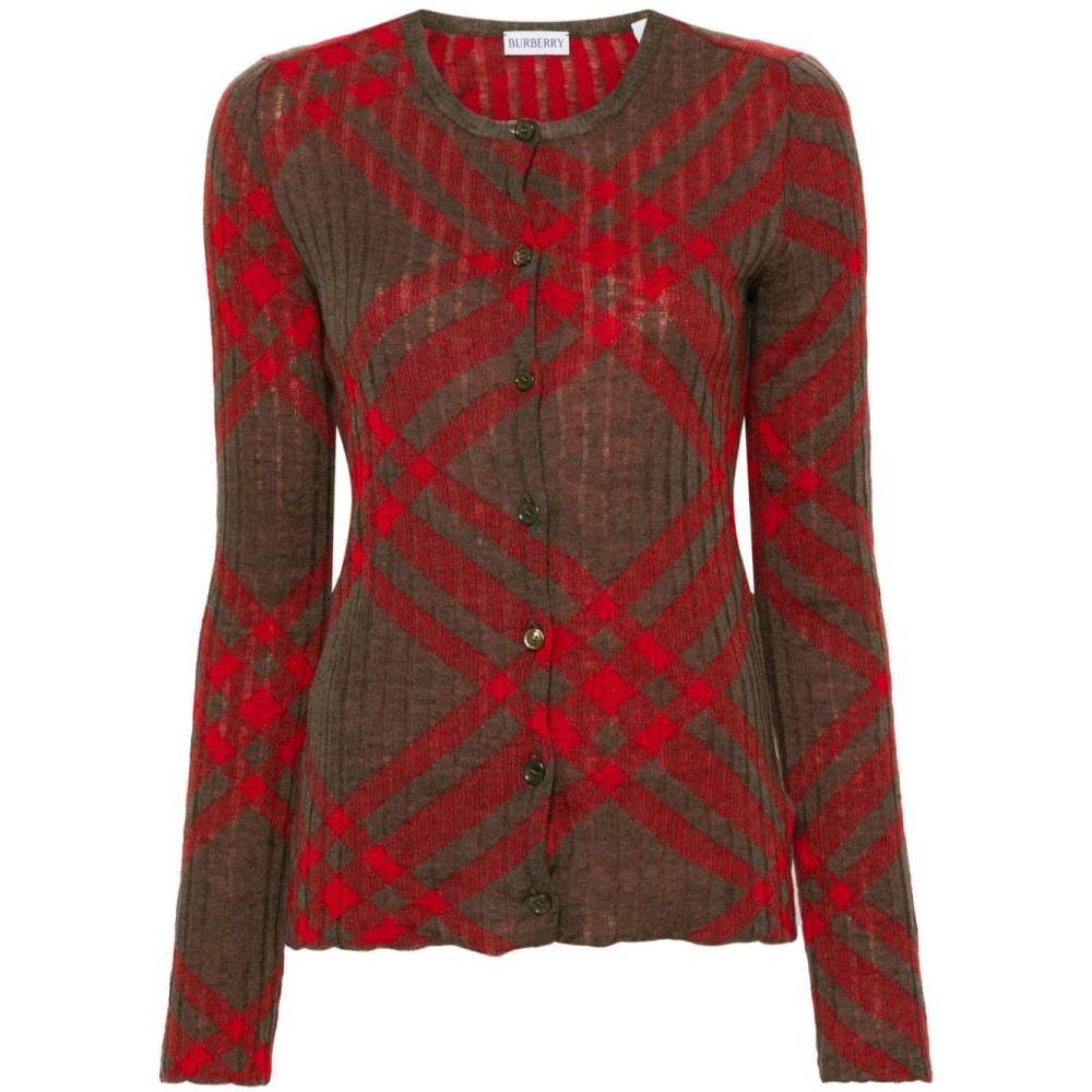 Women's 'Checked' Cardigan