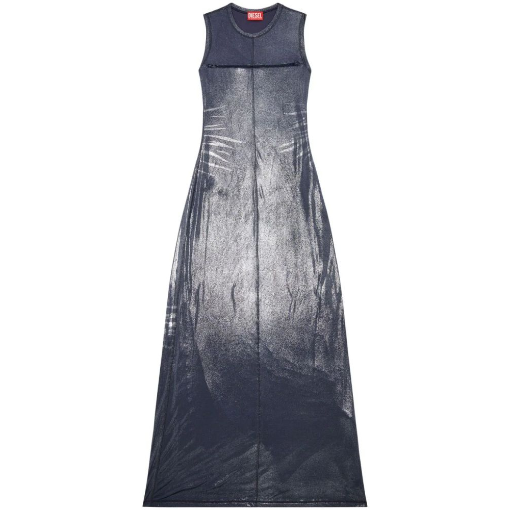 'D-Vetty Metallic-Effect' Maxi Kleid für Damen