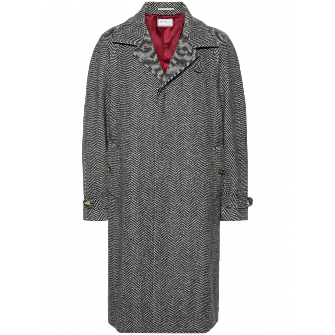 'Herringbone' Trenchcoat für Herren