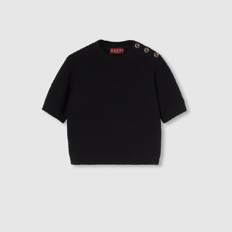 Women's 'Bouclé Crewneck' Top