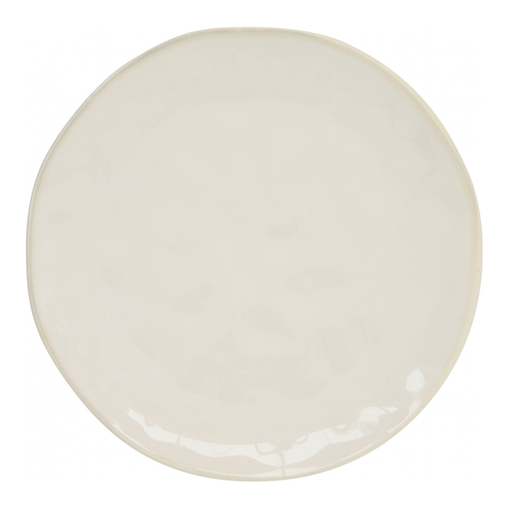 Set Of 6 Porcelain Dessert Plates Ø 21 cm Interiors White