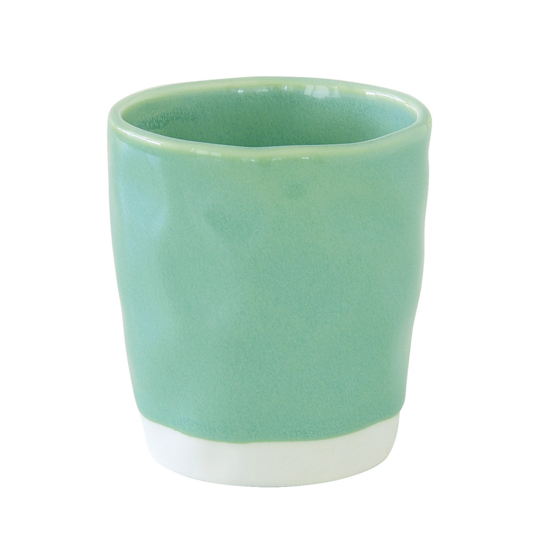 Set Of 6 Porcelain Coffee Cups 120 ml Interiors Aqua