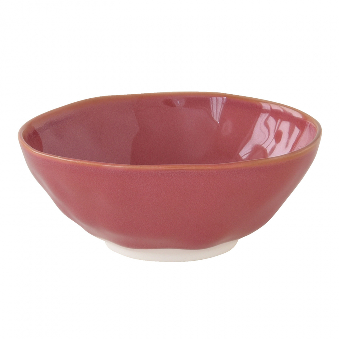 Set Of 6 Interiors Burgundy Porcelain Bowl Ø 10 cm