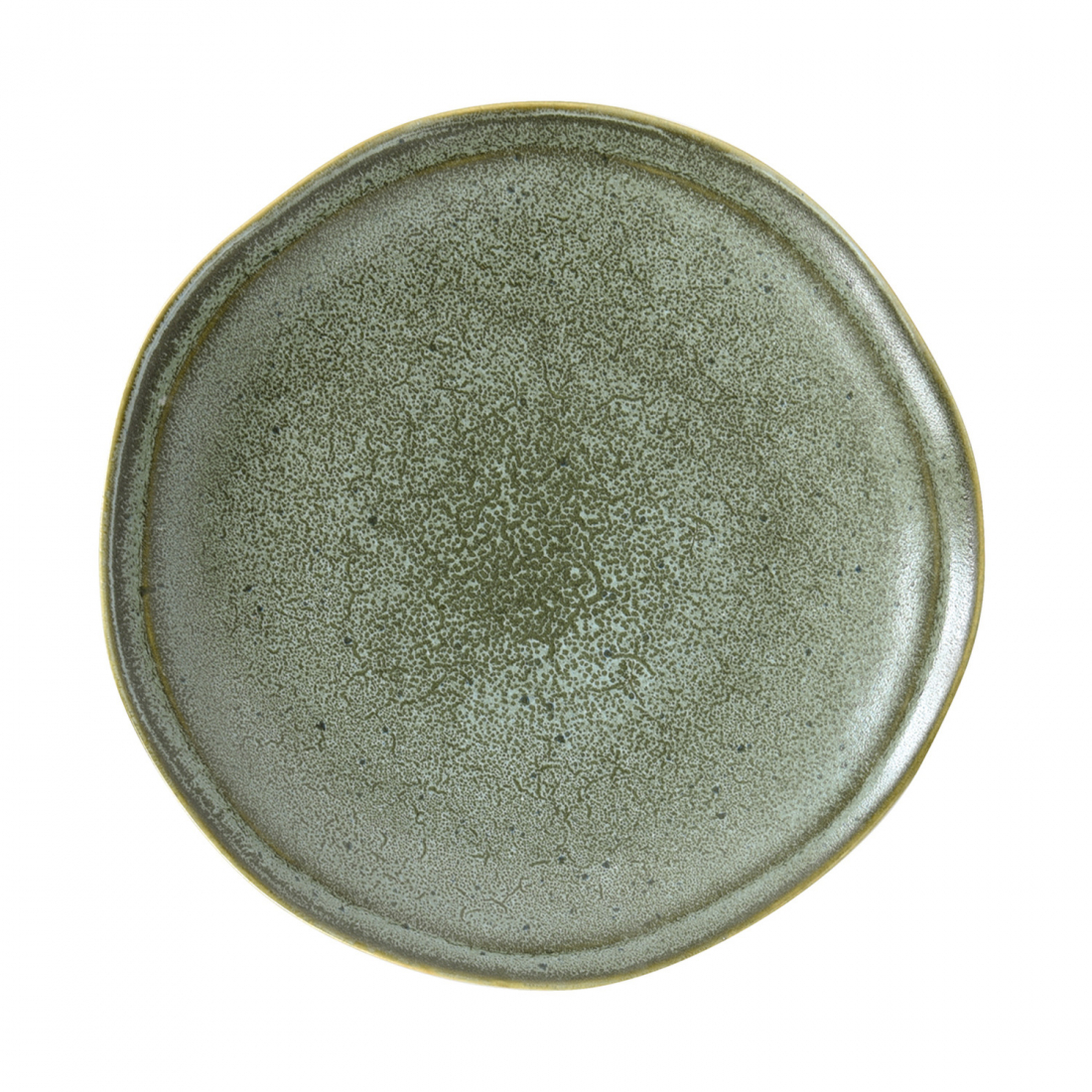 Set Of 4 Deep Plates Ø 21 cm In Essential Green Stoneware