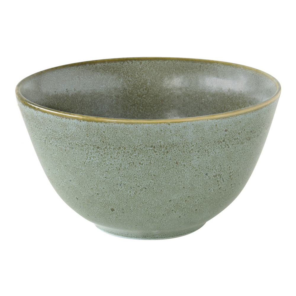 Set Of 2 Salad Bowls Ø 20.5 cm In Essential Green Stoneware