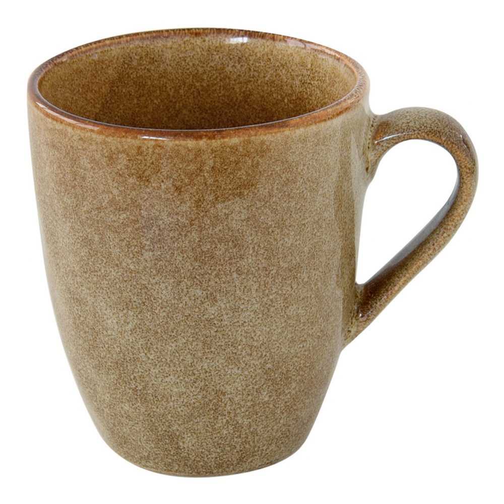 Set Of 6 Genesis Terra Stoneware Mugs 400 ml