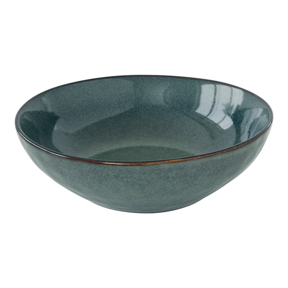 Set Of 2 Bowls Ø 26 cm In Genesis Green Stoneware