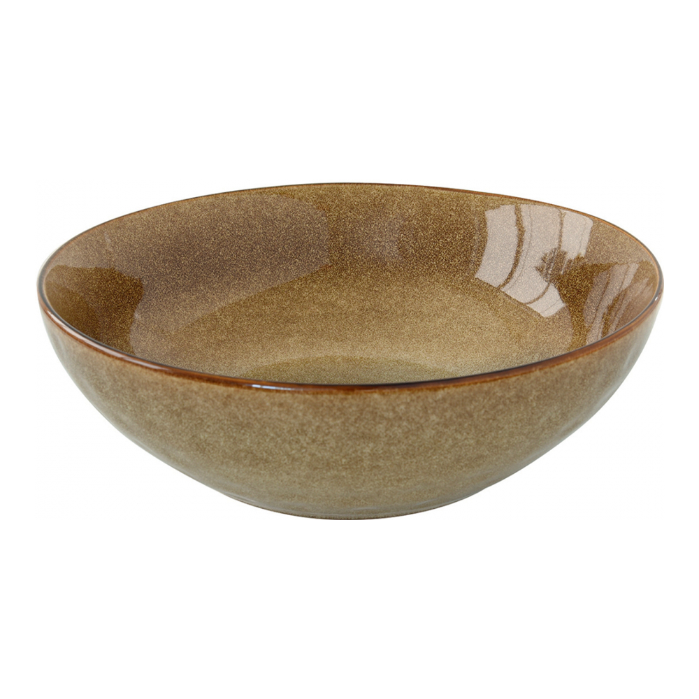 Set Of 2 Bowls Ø 26 cm In Genesis Terra Stoneware