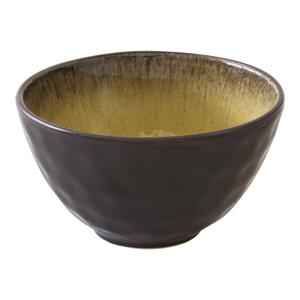 Set Of 6 Bowls Ø 15cm In Ocher Kosmos Stoneware