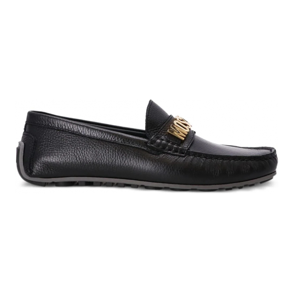 Men's 'Logo-Plaque' Loafers