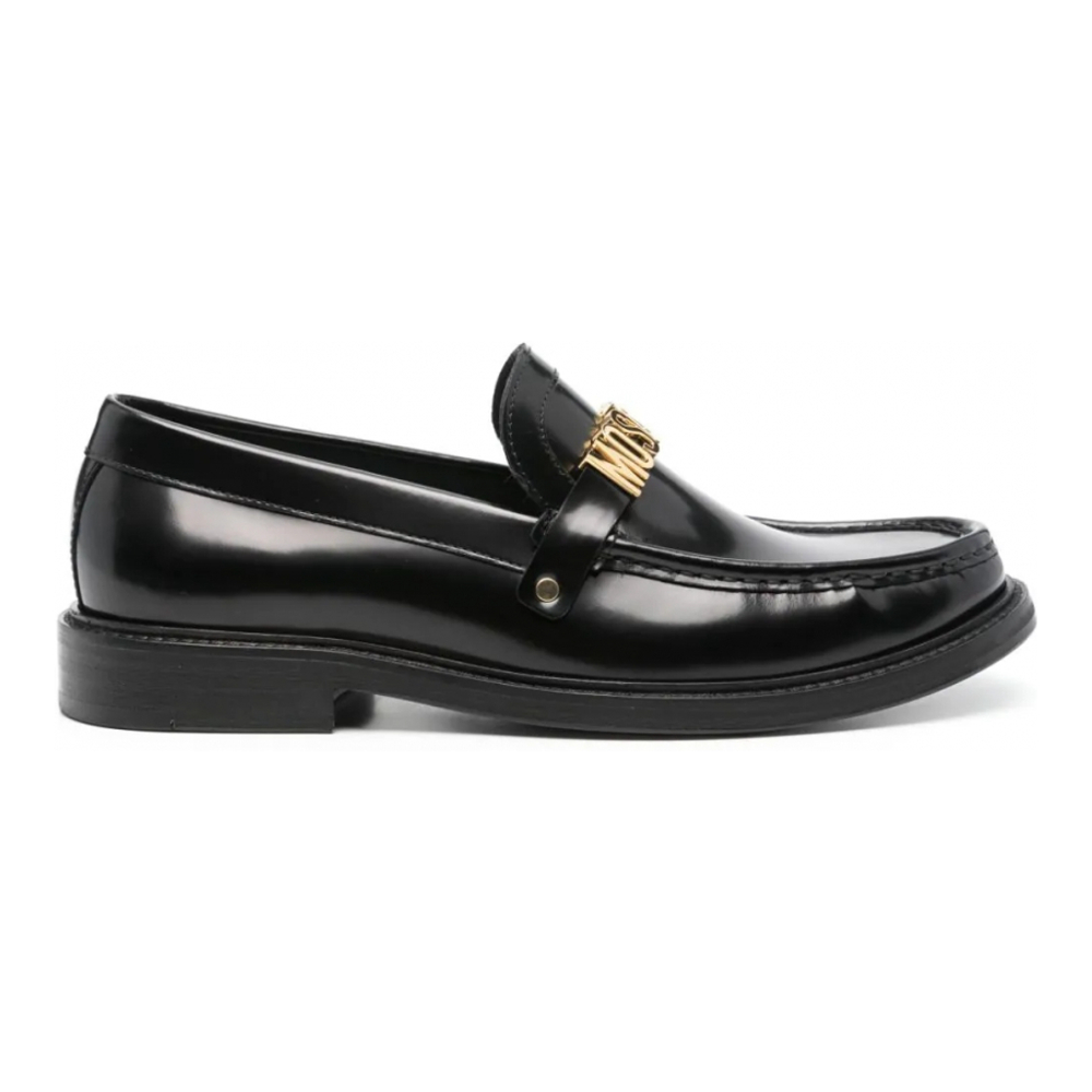 Men's 'Logo-Plaque' Loafers