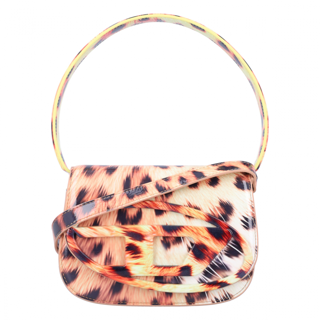 Women's '1Dr Glossy Cheeta' Shoulder Bag