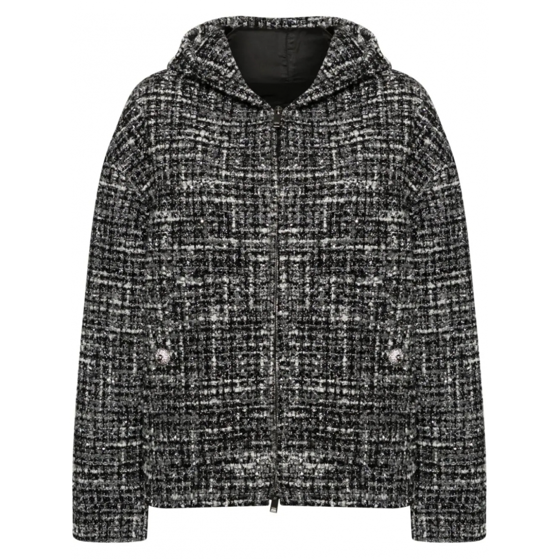 Veste 'Hooded Tweed' pour Femmes