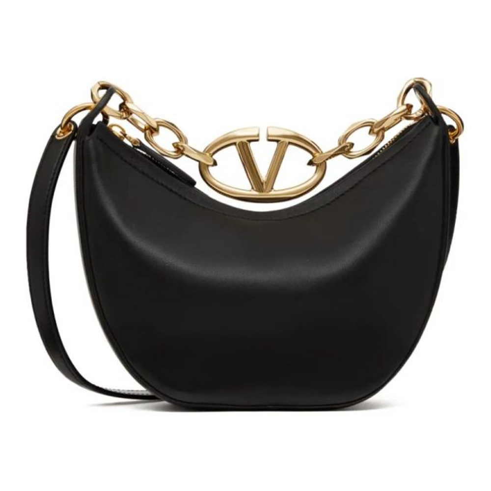 Women's 'Mini VLogo Moon' Shoulder Bag