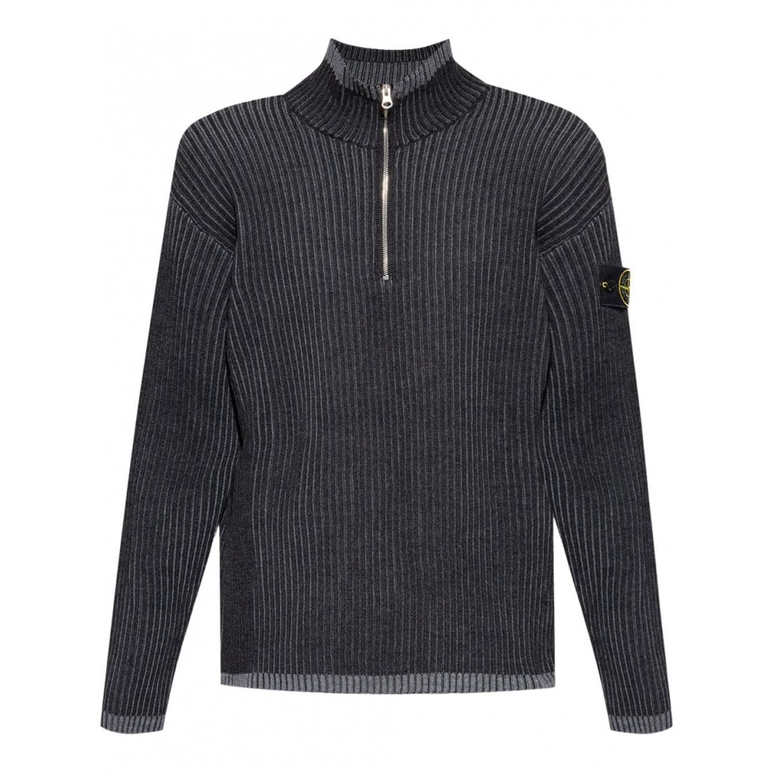 'Quarter-Zip' Strickjacke für Herren