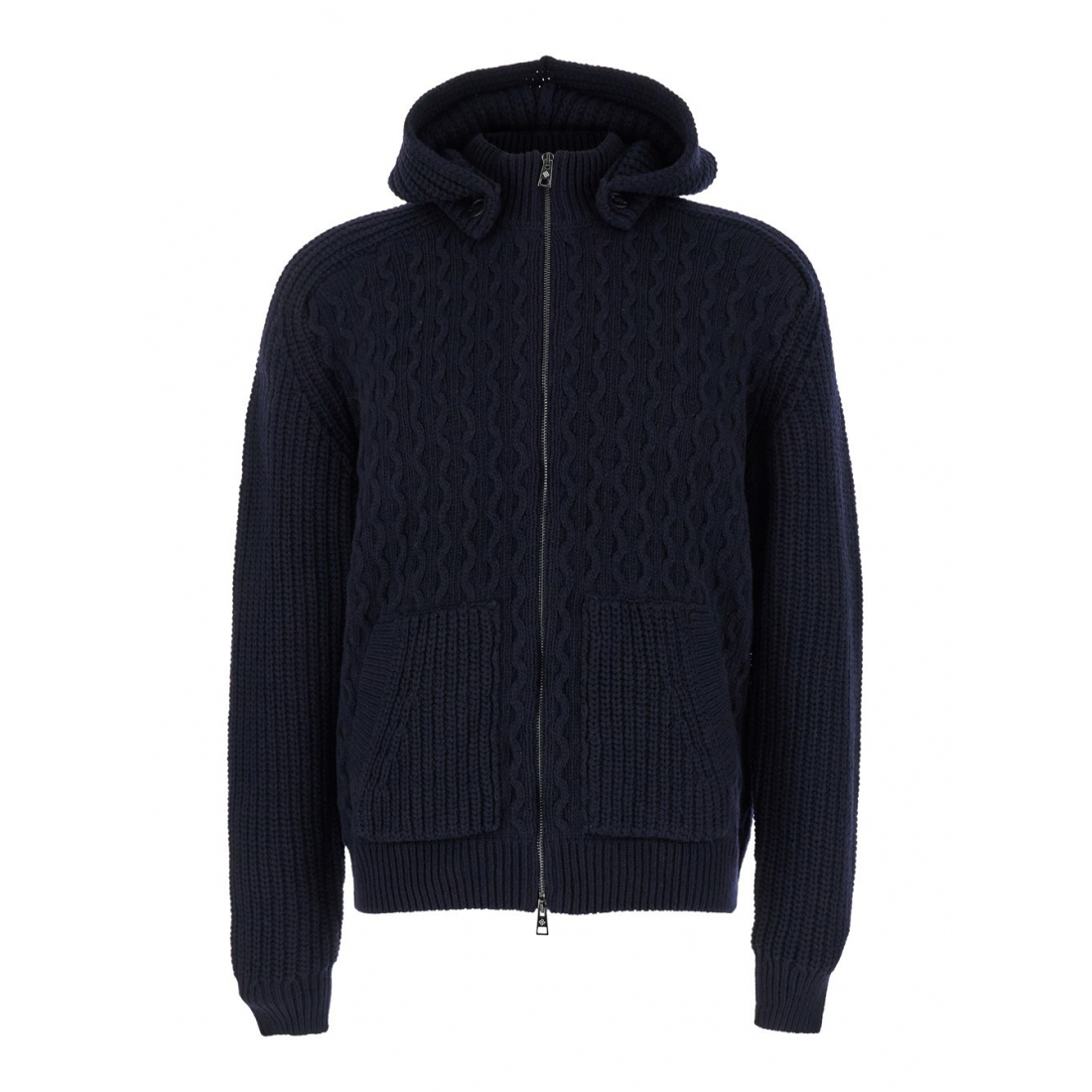 Cardigan 'Zip And Detachable Hood' pour Hommes