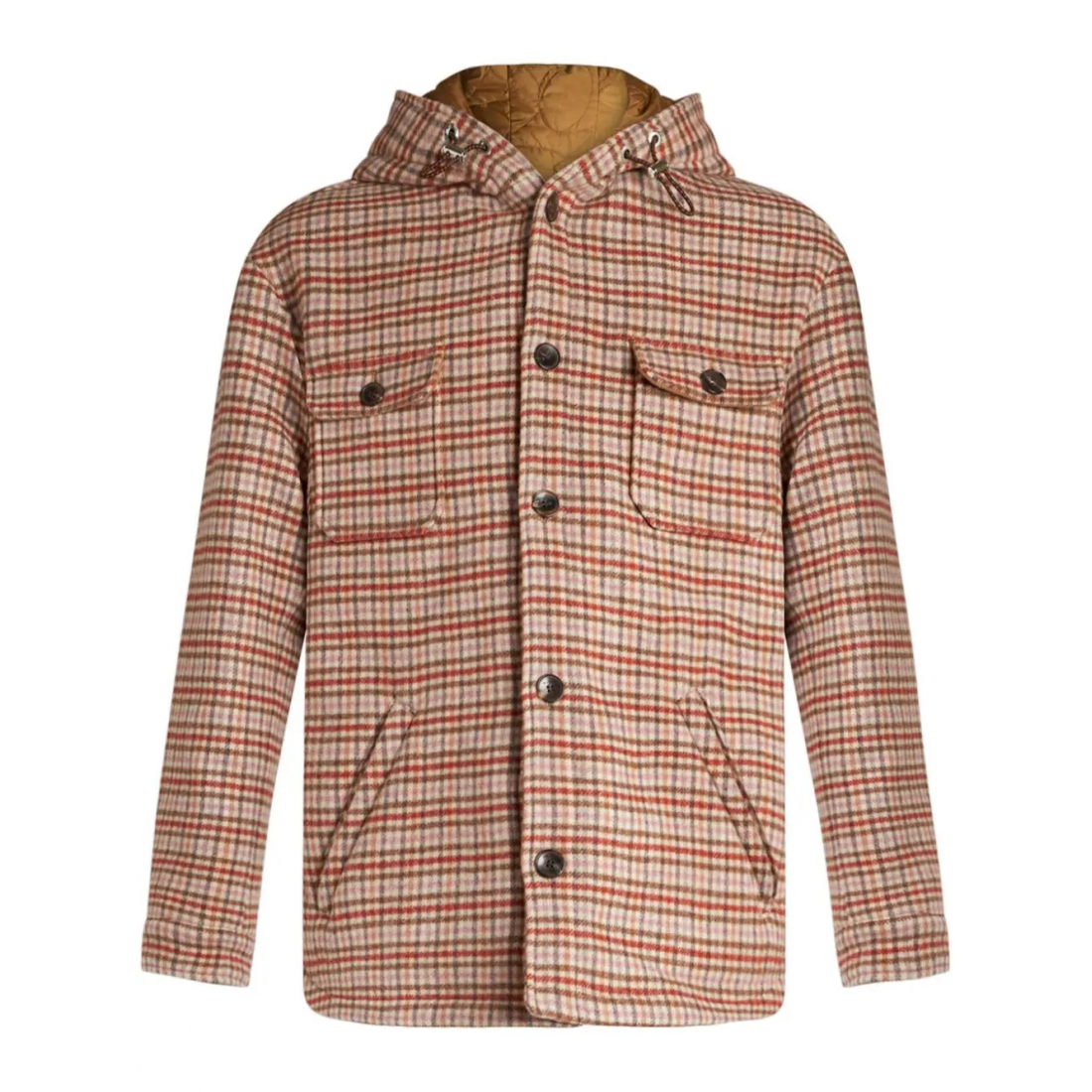 Veste 'Tartan-Check Hooded Shirt' pour Hommes