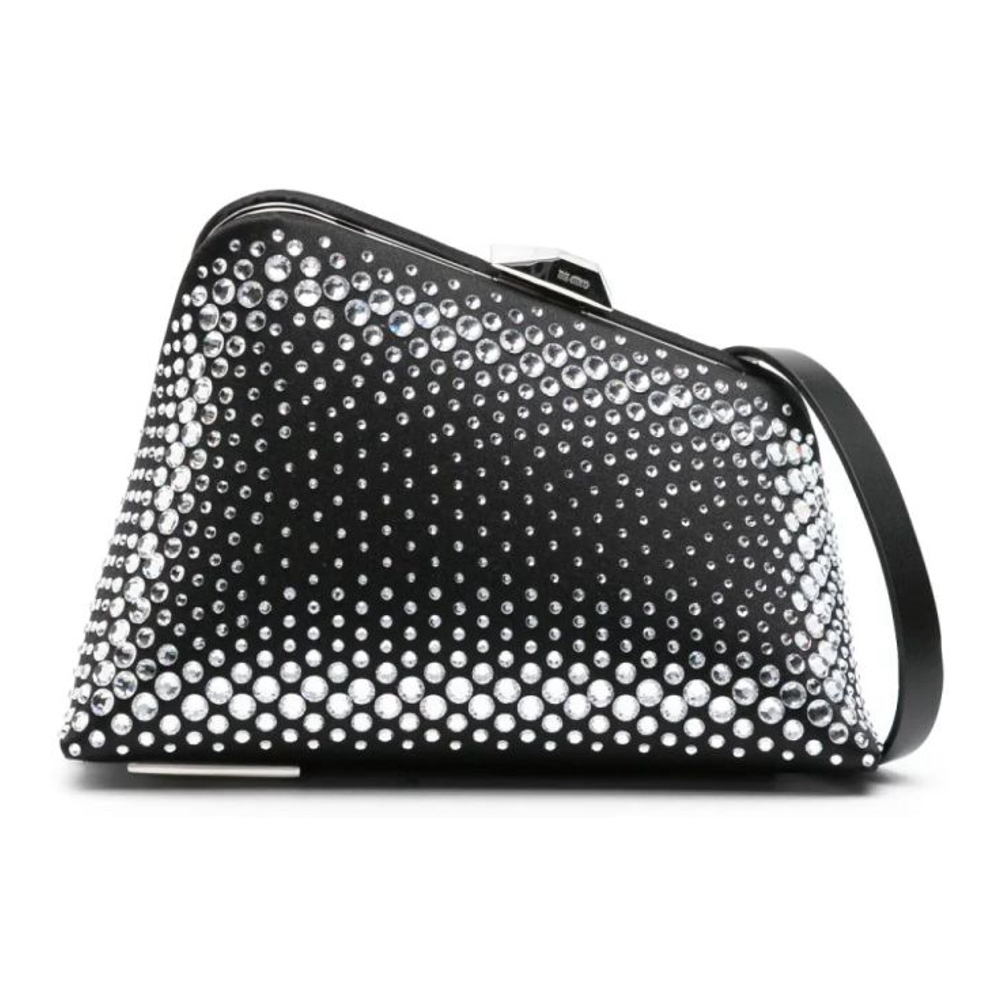 Women's 'Midnight Rhinestone-Embellished' Clutch Bag