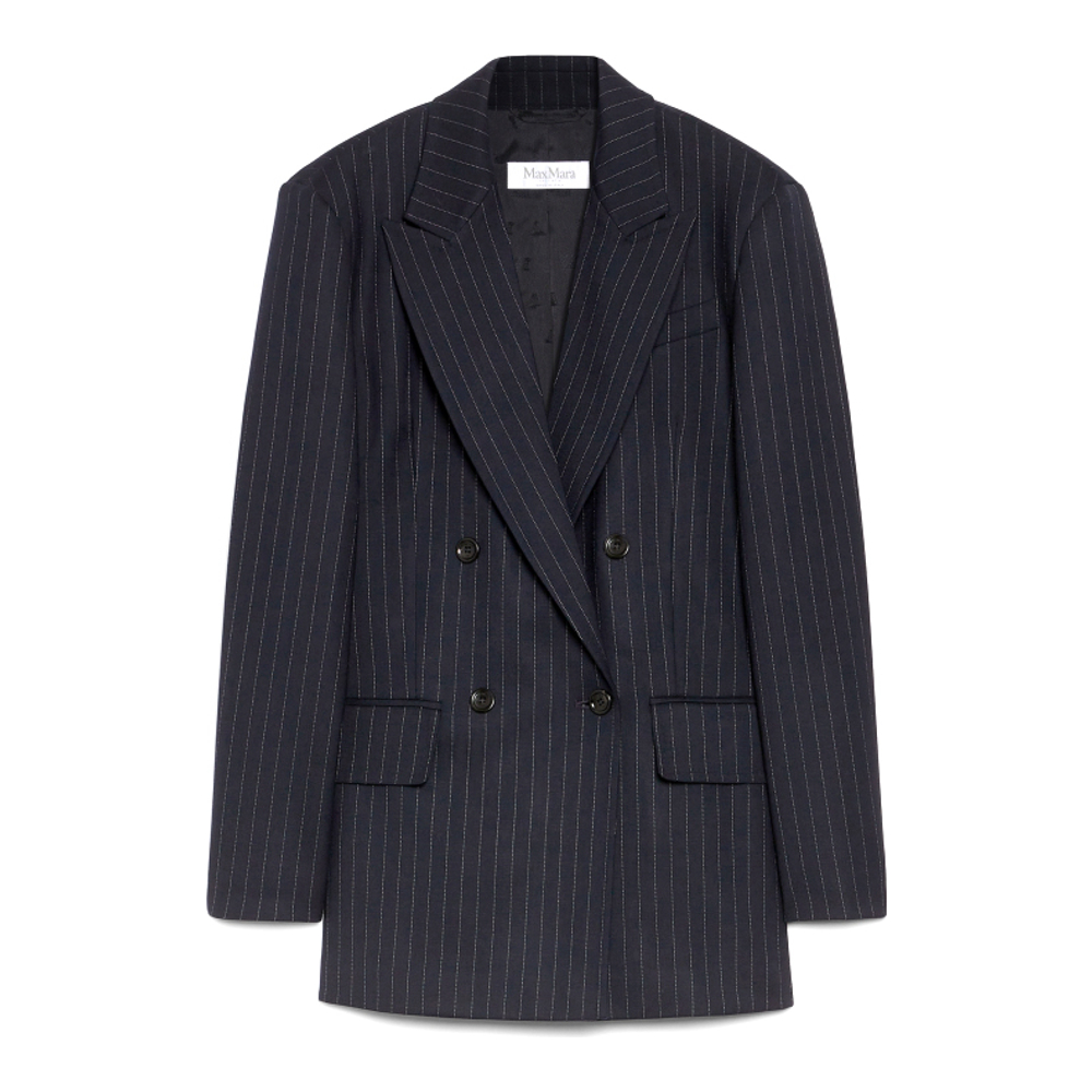 'Double-Breasted Pinstripe' Klassischer Blazer für Damen