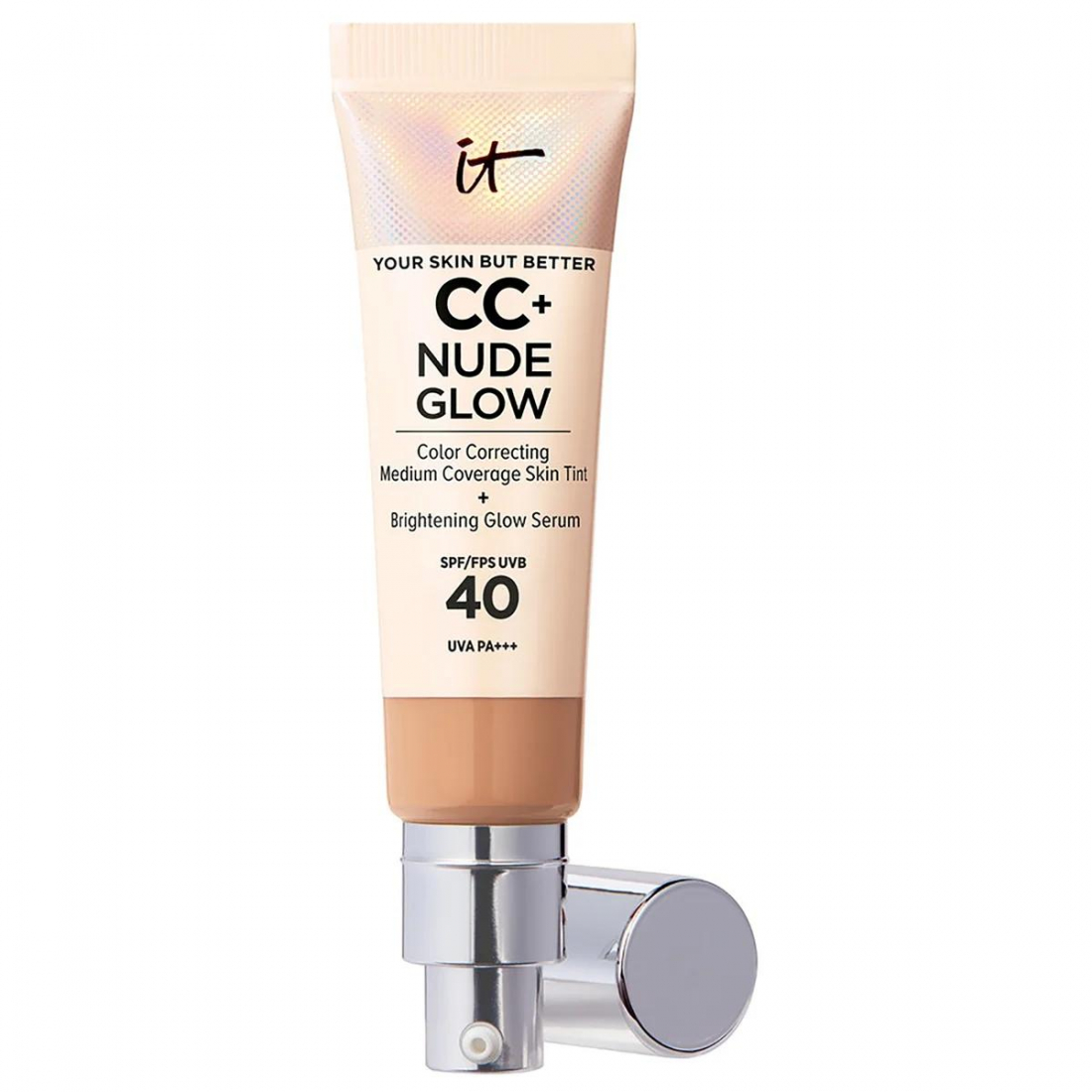 'CC+ Nude Glow Lightweight SPF 40' Serum Foundation - Medium Tan 32 ml