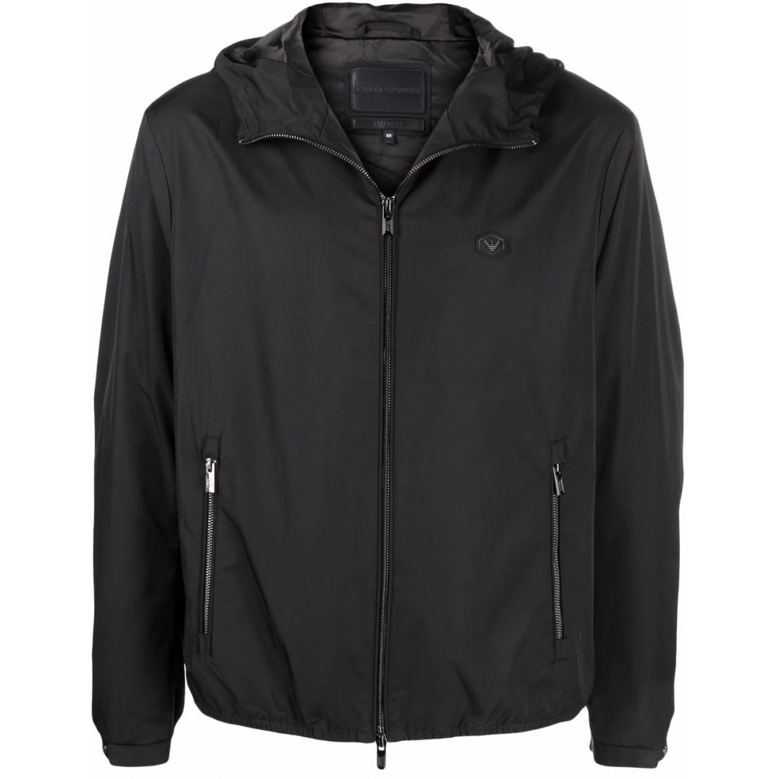 Veste 'Logo-Patch Zip-Up Lightweight' pour Hommes