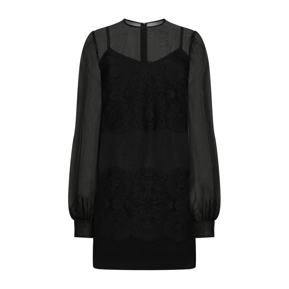 Women's 'Organza' Long-Sleeved Dress