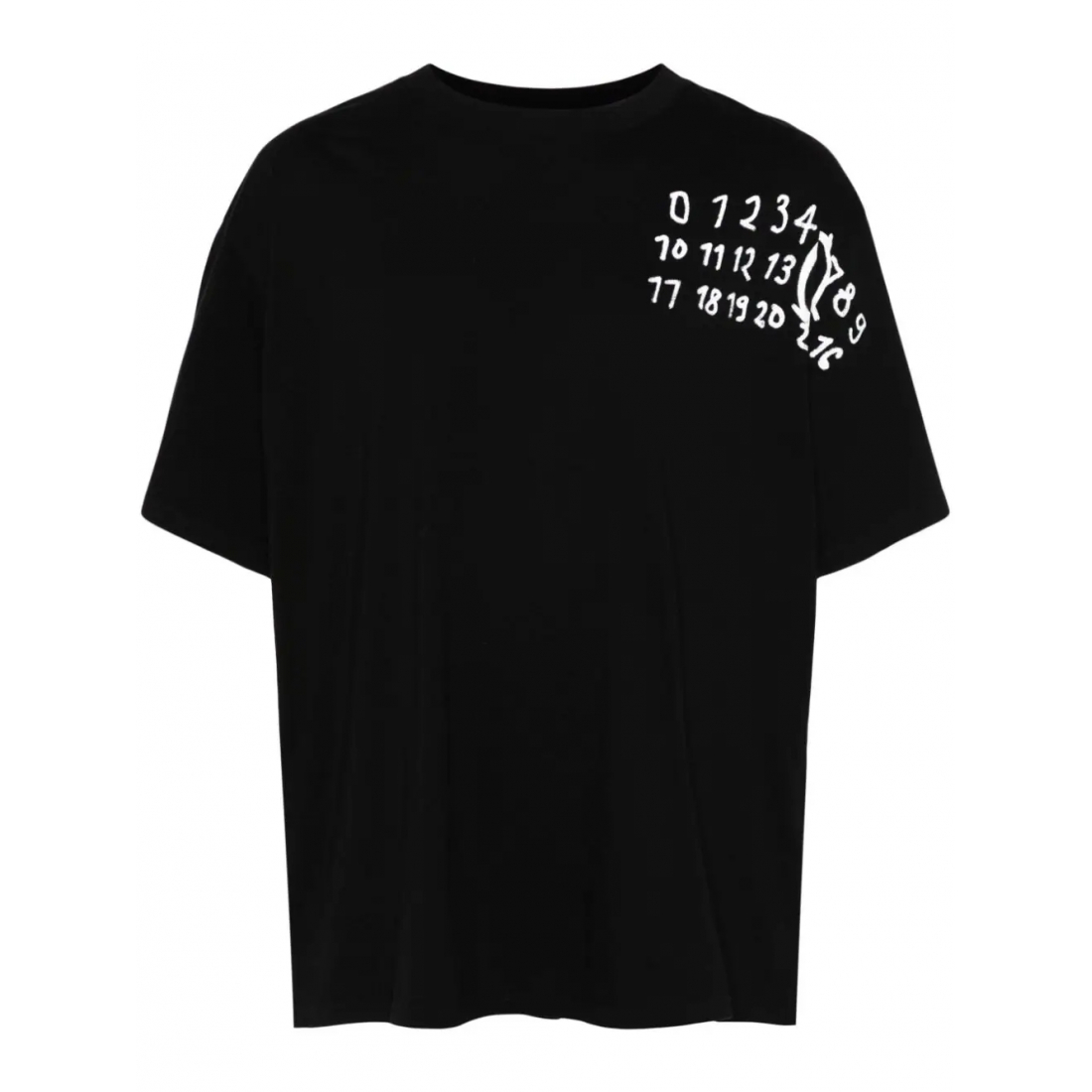 'Numbers-Motif' T-Shirt für Herren