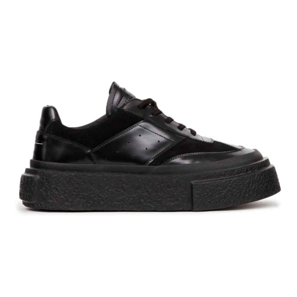 Men's 'Panelled Patent' Sneakers