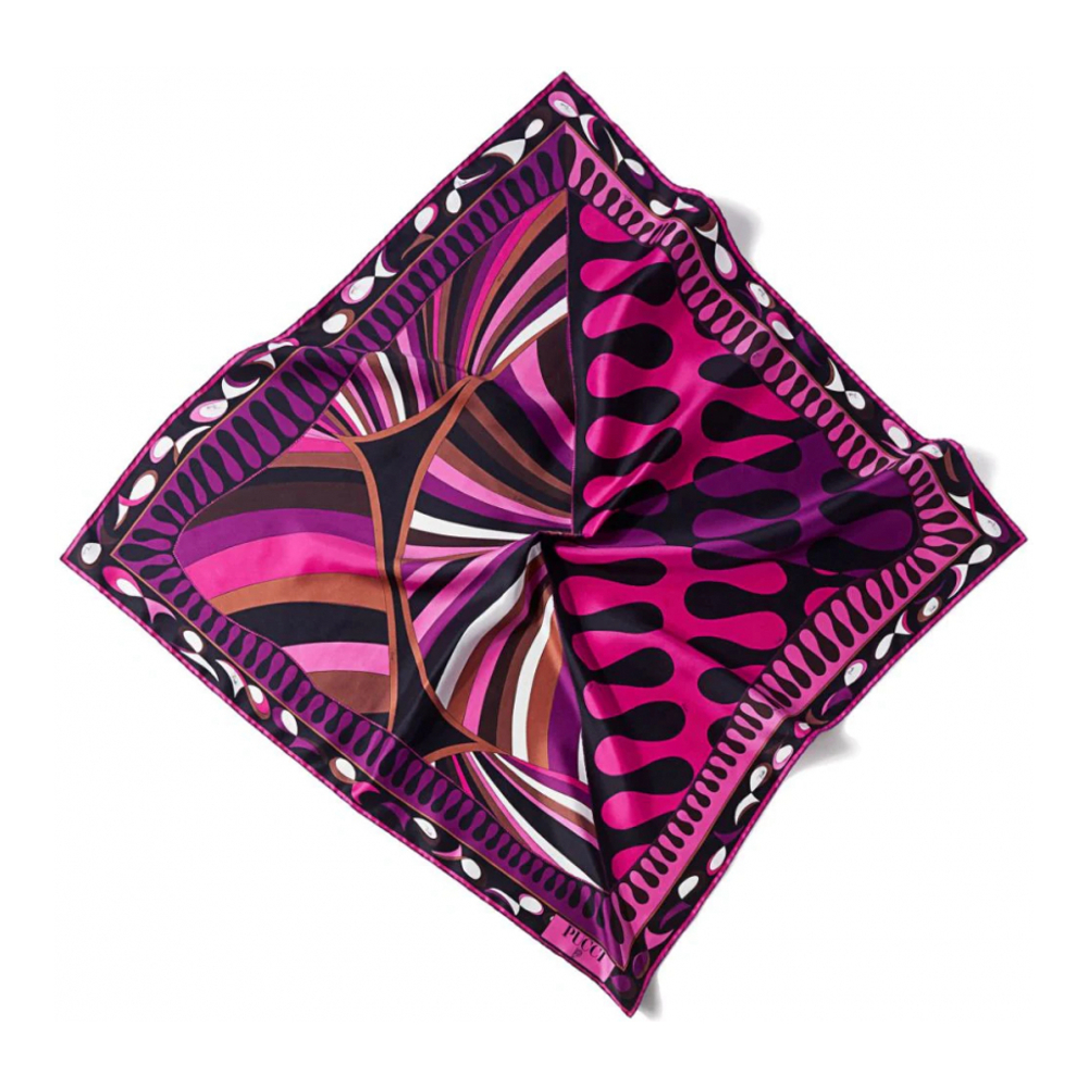 Foulard 'Large Iride Leocorno-Print' pour Femmes