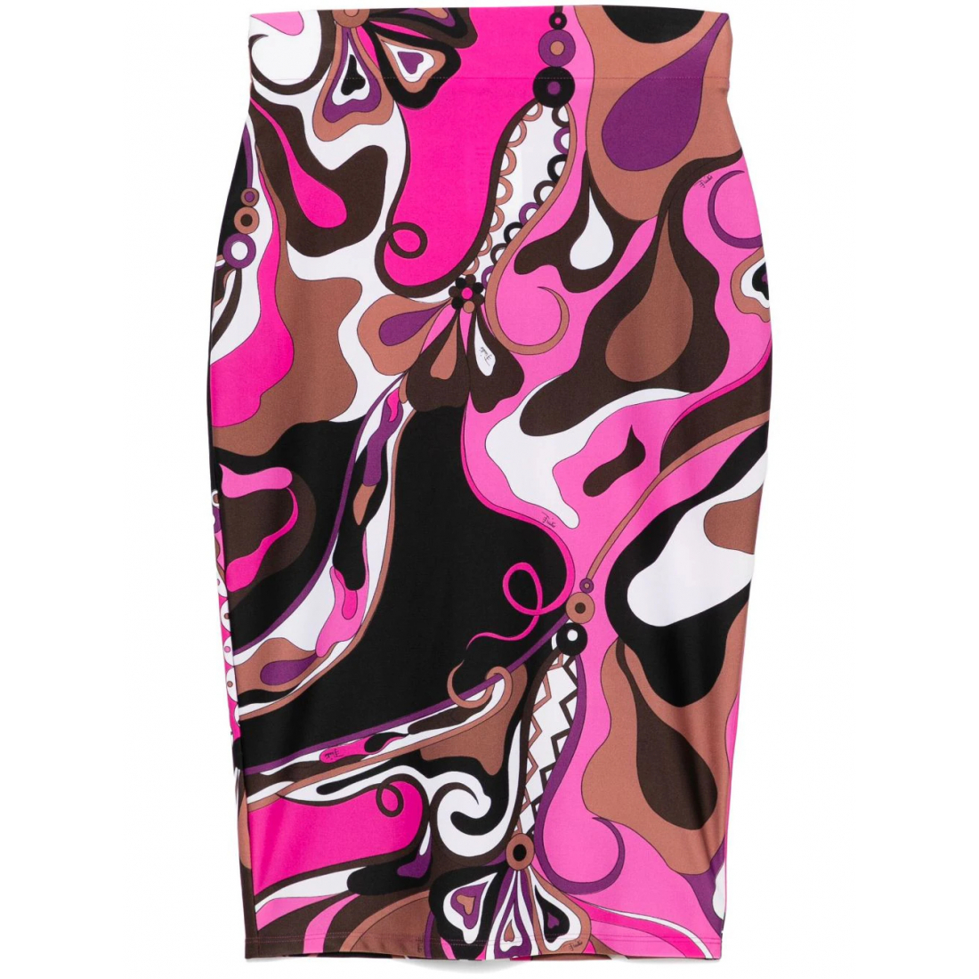 Women's 'Abstract-Print' Midi Skirt