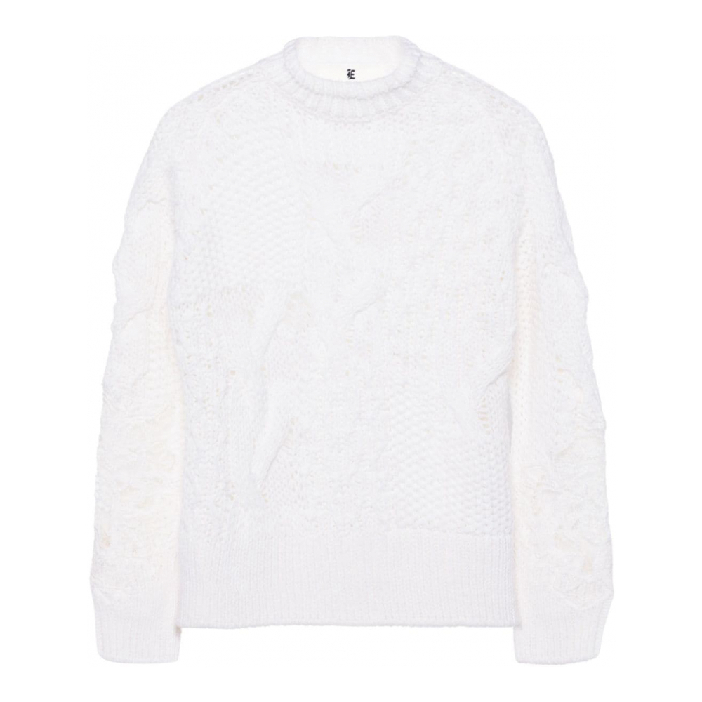 Pull 'Lace-Detail' pour Femmes