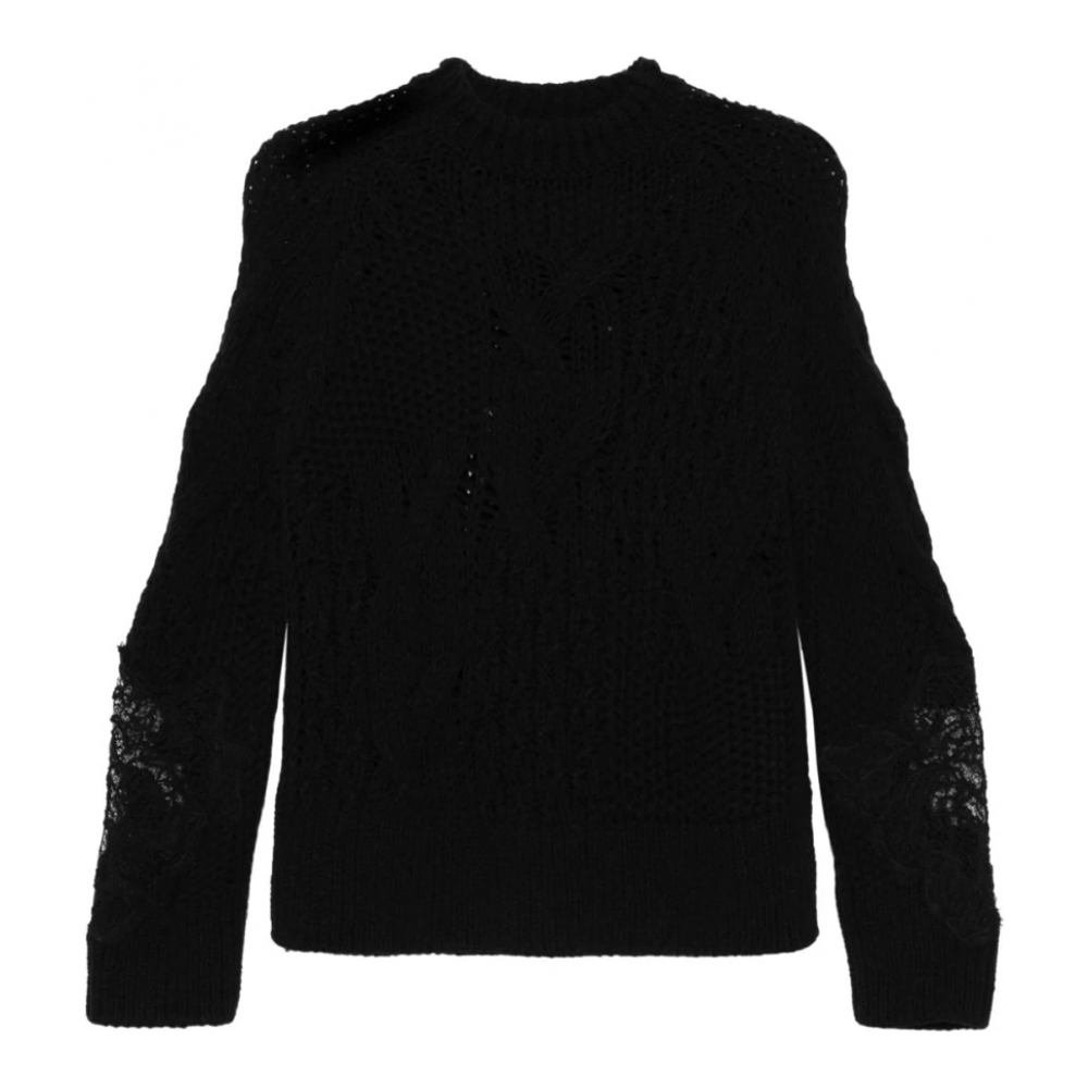 Pull 'Lace-Detail' pour Femmes