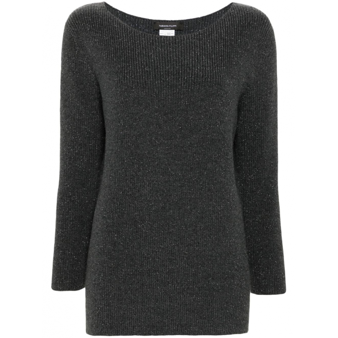 'Lurex-Detail' Pullover für Damen