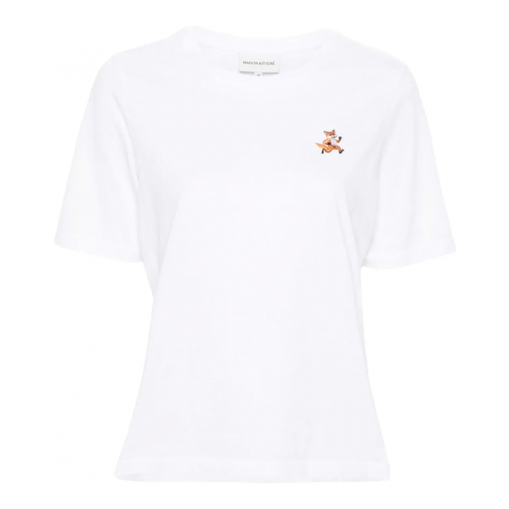 Women's 'Speedy Fox-Appliqué' T-Shirt