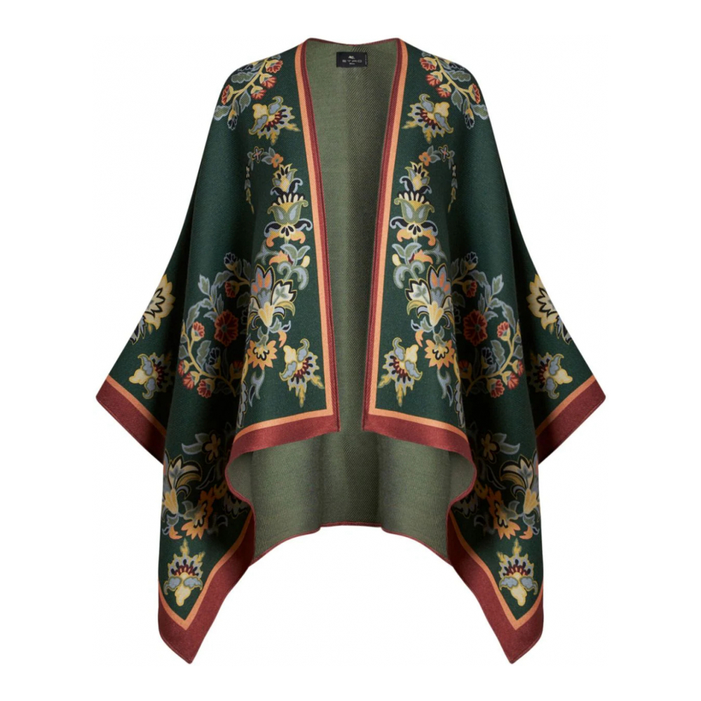 Women's 'Floral-Print' Cape