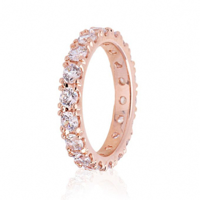 Bague 'Sparkling Row Eternity' pour Femmes