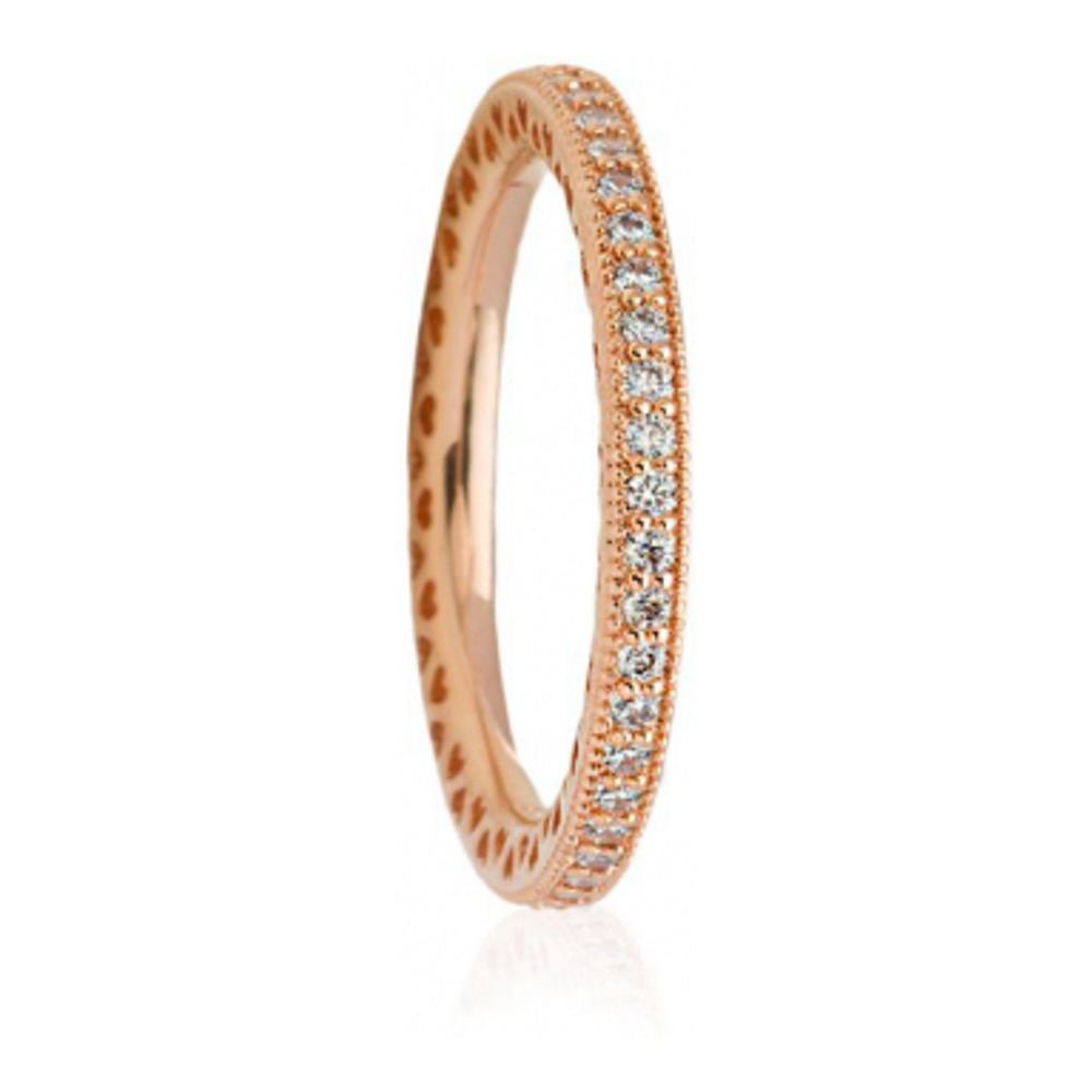 Women's 'Sparkle & Hearts' Ring