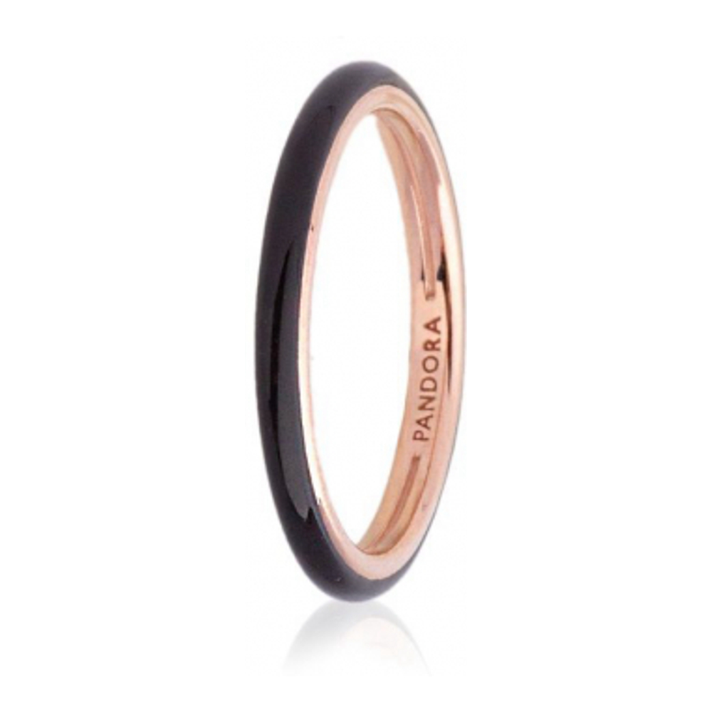 Women's 'Me Black Enamel' Ring