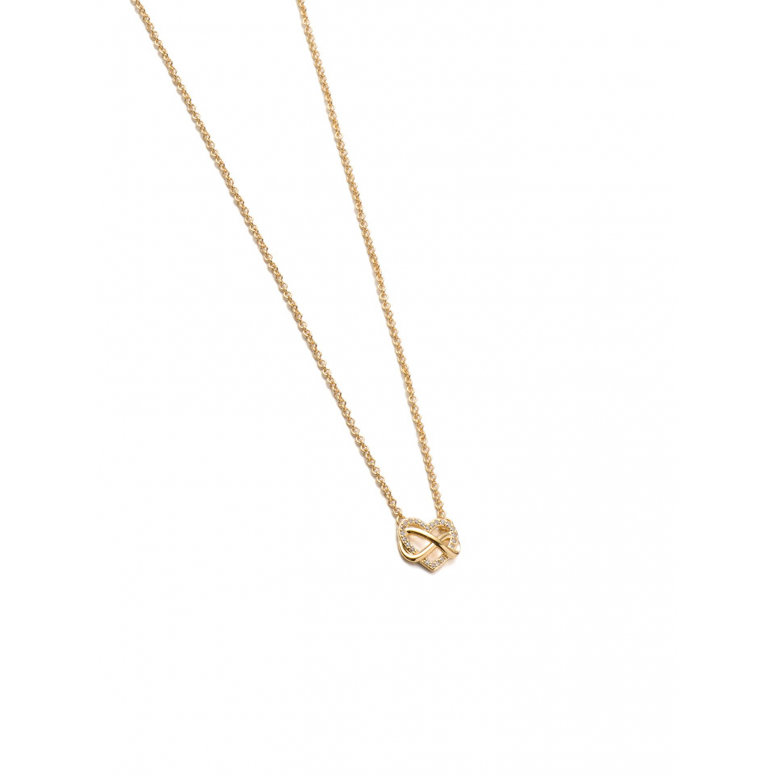 Women's 'Sparkling Infinity Heart Collier' Necklace