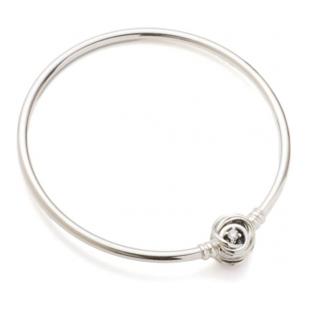 Women's 'Moments Encircled Clasp' Bangle