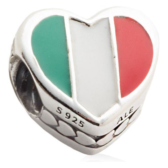 'Italy I Love You' Charm für Damen