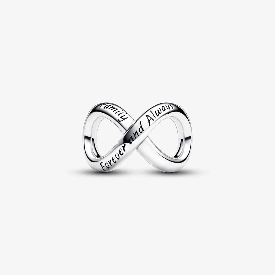 'Forever & Always Infinity' Charm für Damen