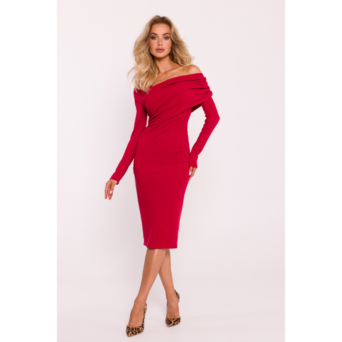 Kleid mit langen Ärmeln für Damen