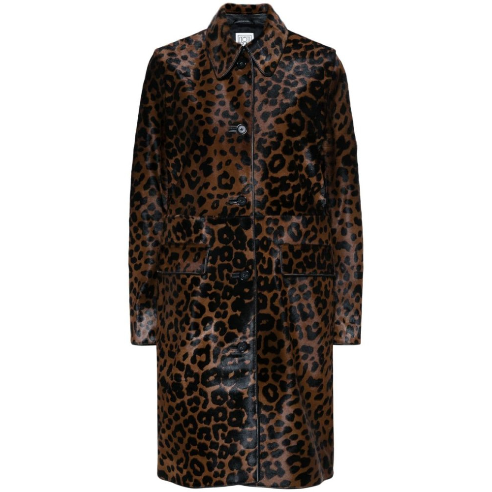 Manteau 'Leopard-Print' pour Femmes