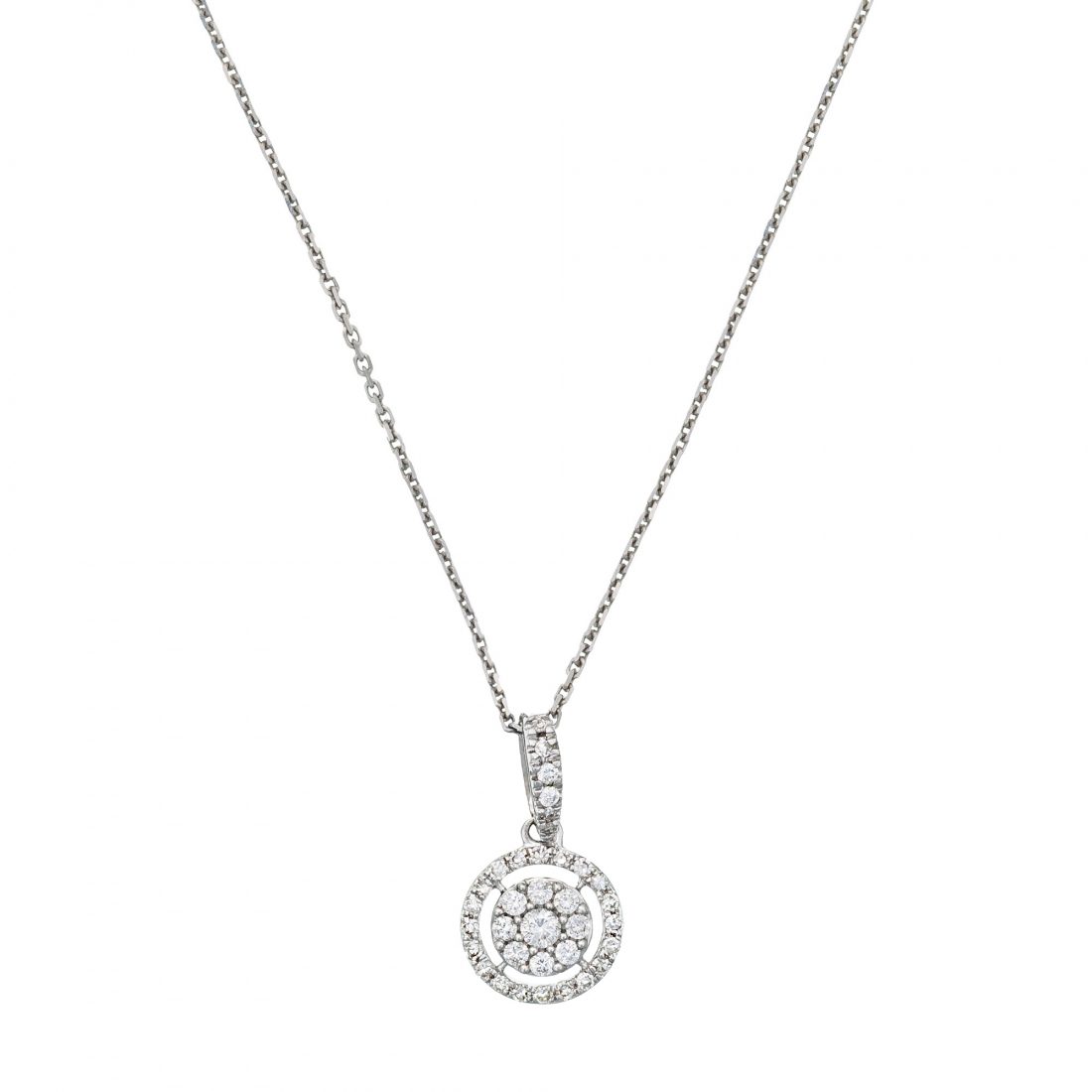 Women's 'Forteresse Ronde' Pendant with chain