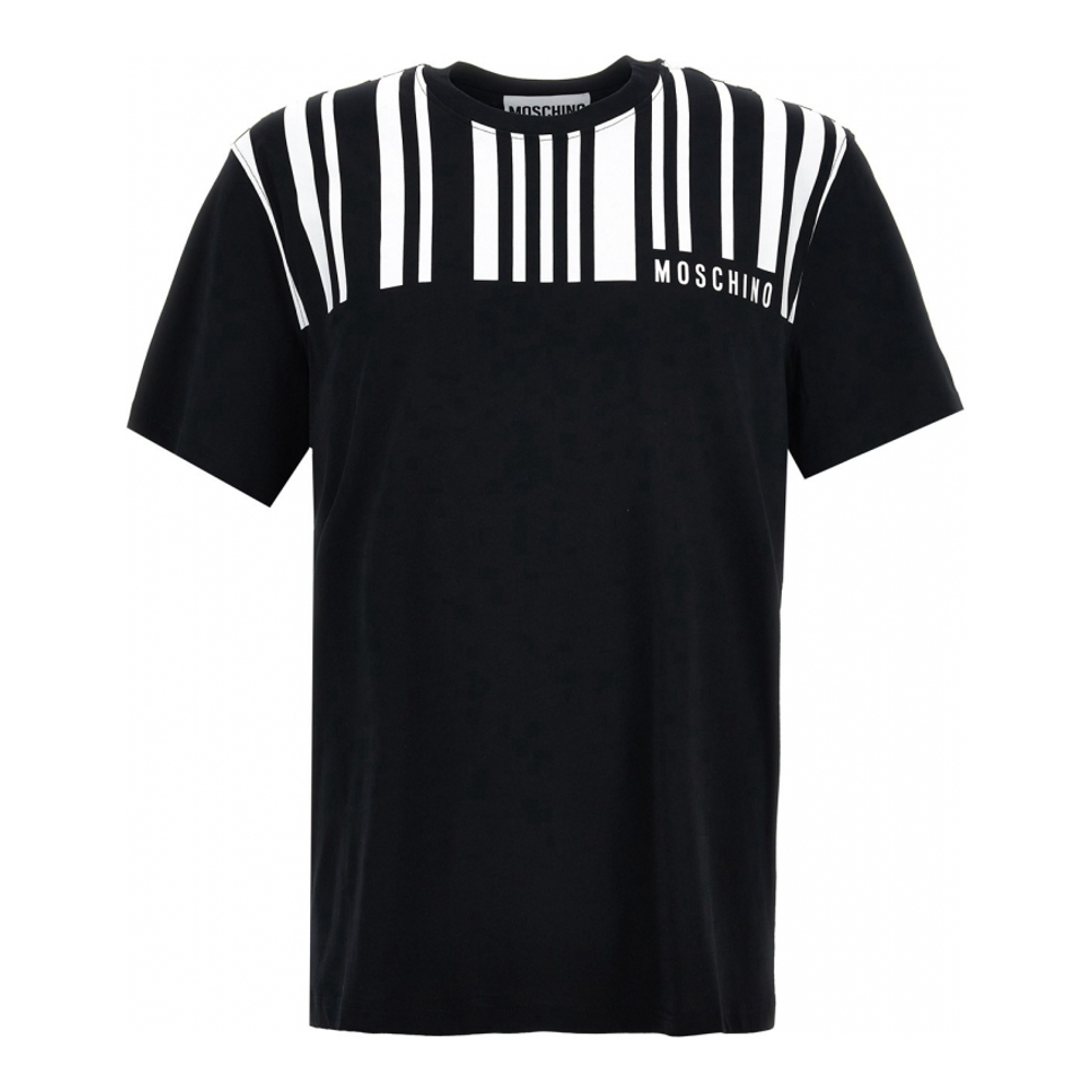 Men's 'Contrast Print' T-Shirt