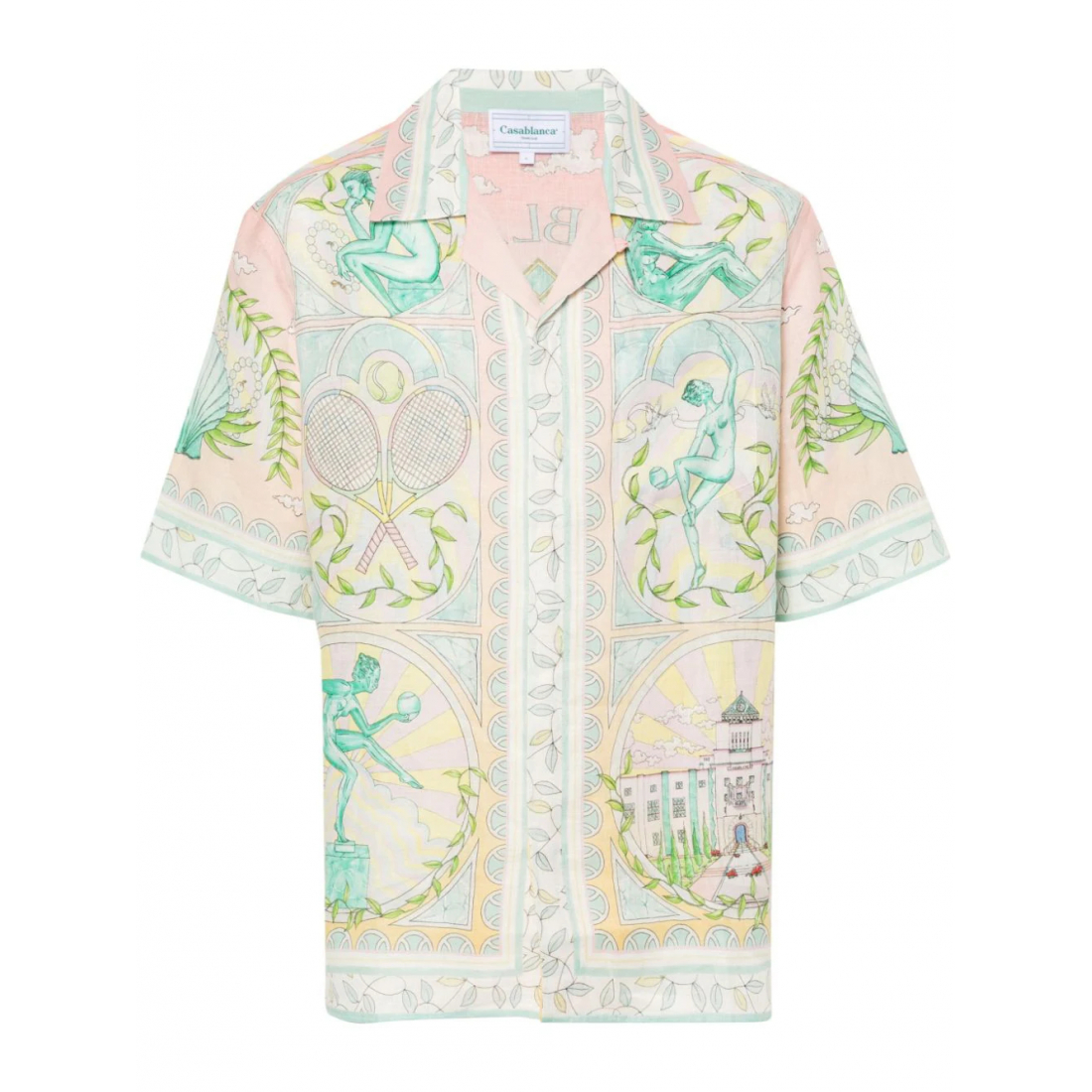 Men's 'Vase-Print' Shirt