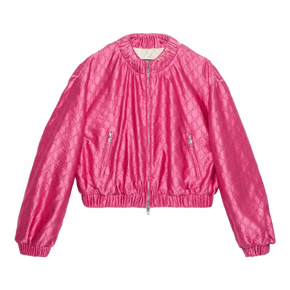 Women's 'GG Embroidered' Bomber Jacket