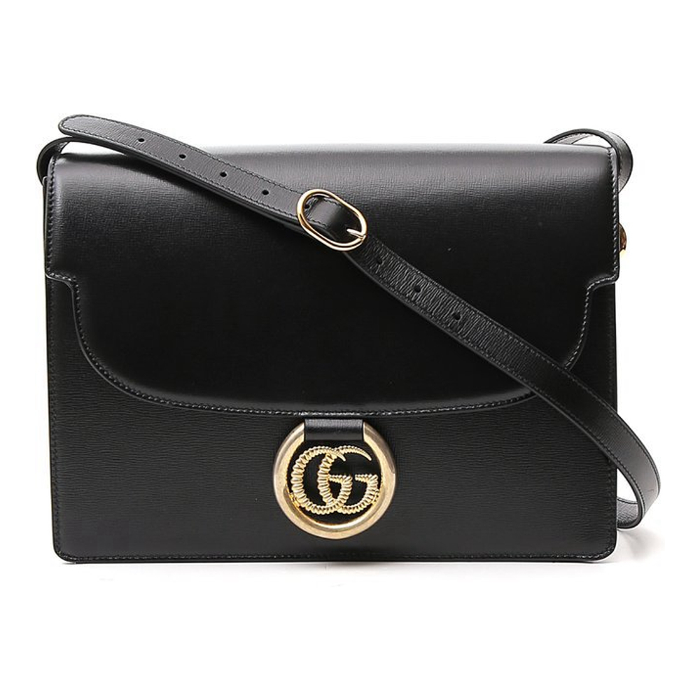 Women's 'Logo Plaque Foldover' Shoulder Bag